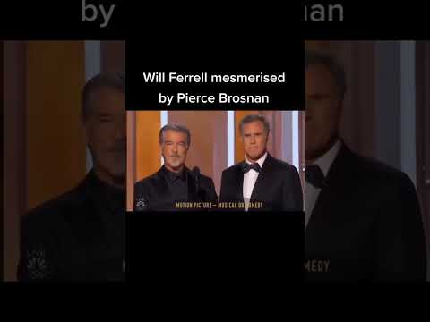 Will Ferrell mesmerised by Pierce Brosnan