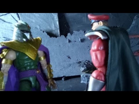 Shredder vs M.Bison (street fighter vs TMNT)