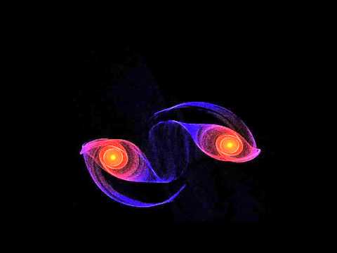 M77 vs M77 Galaxy Collision Simulation