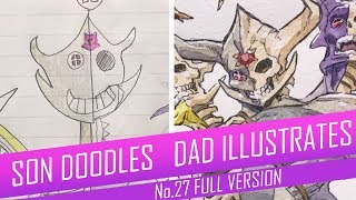 DRAWING with my kids - HALF-DEAD DEMON LORD [FULL VERSION] No.27