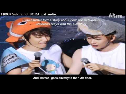 ENG Eunhyuk talks about Donghae and an elevator - EunHae