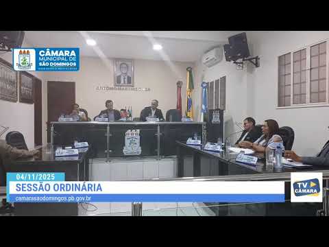 Transmissão ao vivo de Câmara Municipal de São Domingos-PB