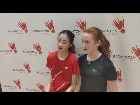 U15 Quad 2019 - Women's doubles champion: Leona Lee + Lucy Atkins