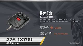 Keyless Entry Remote for 1998-2016 Ford; 2000-2001, 2003-2014 Lincoln; 1998-2011 Mercury Models  [4-Button] - video thumbnail 4