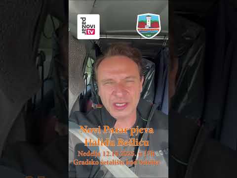 Novi Pazar pjeva Halidu Bešliću #2025 #halidbeslic #enisbeslagic #novipazar #sarajevo