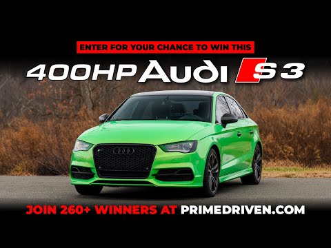 WIN THIS: 400HP Audi S3. 3 Days. 2,000 Spots. 🔥 APR Stage 2 • Space Gold Green • Fresh Build