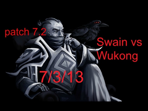 Swain vs Wukong top - patch 7.2 - League of Legends