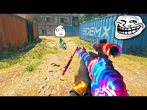 Acting like a BOT then POPPING OFF with a SNIPER (HILARIOUS)