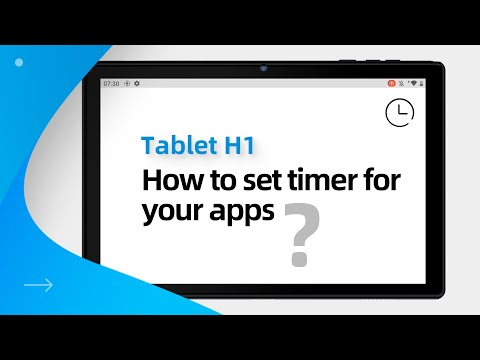 How to set timer for your apps in G-TiDE H1❓⏱