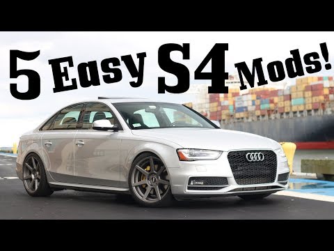 5 Easy & Cheap Mods for your B8/B8.5 S4!