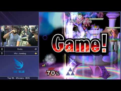Shine 2017 SSBM - Rocky (Falco) vs. Junebug (Sheik) - Melee Top 96 WR1