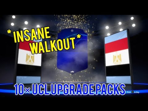 *INSANE WALKOUT* 10 × UCL 2 Players Packs | Fifa 19 Ultimate Team