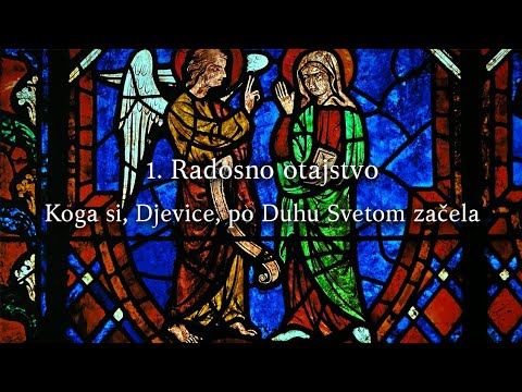 Prijestolje mudrosti - 1. Radosno otajstvo (Navještenje)