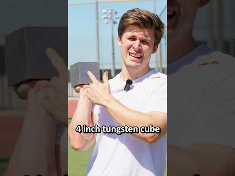 I threw the worlds heaviest tungsten cube…