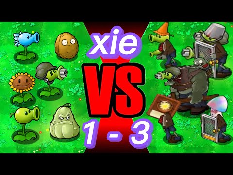 Plants vs Zombies: xie version 1-3❗❗❗ - Novel version of PVZ Hard Mode Mod PvZ Plus