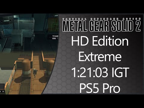 MGS2: HD Edition | PS5 Pro | Extreme | Any% | 1:21:03 IGT