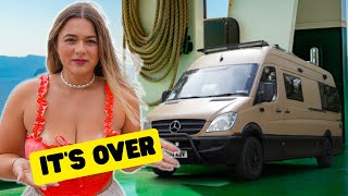 We HAD to Leave France on a 6 Hour Ferry | Vanlife Europe