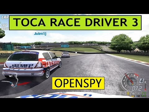 Toca Race Driver 3, Openspy 2019, PC Gameplay at Brands Hatch Driving Clio