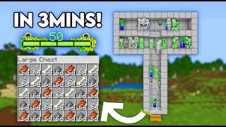EASIEST MOB XP Farm in Minecraft Bedrock 26.4+!
