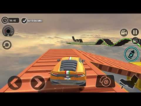 Impossible Car Stunt Driver Games LV 16 17 V4 2022 - Mega Ramp Mode - Android GamePlay #4