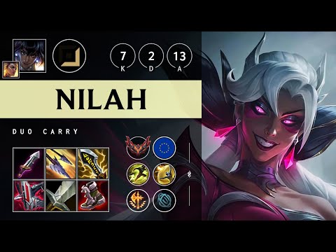 Nilah ADC vs Draven - EUW Grandmaster Patch 25.14