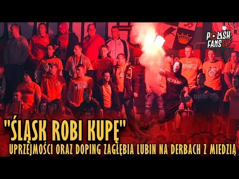 "ŚLĄSK ROBI KUPĘ" - uprzejmości oraz doping Zagłębia Lubin na derbach z Miedzią (17.02.2019 r.)