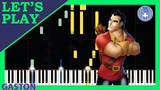 Gaston from Beauty and the Beast by Alan Menken [Piano Tutorial]