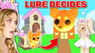 LURE Decides What We BUILD In Adopt Me! (Roblox)
