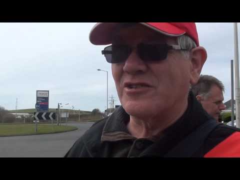 FC United of Manchester fans at Workington Town