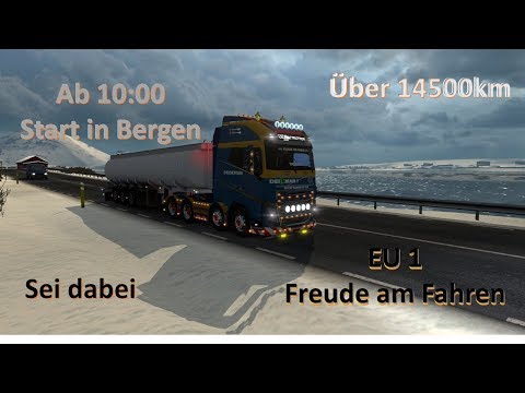 ETS 2► EU1► Über 13950 km ab Bergen Rund um die Map ►[PC] [CH-GER] #01