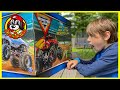🎁UNBOXING SPIN MASTER's Biggest & Coolest MONSTER JAM TOY TRUCKS Box (with DIY ARENA FREESTYLE SHOW)