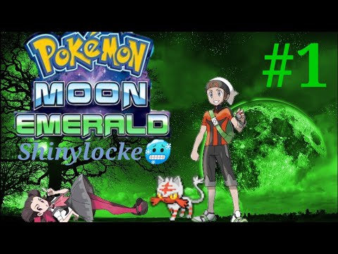 Pokémon Moon Emerald Shinylocke - episode 1 | Gym leader Roxanne
