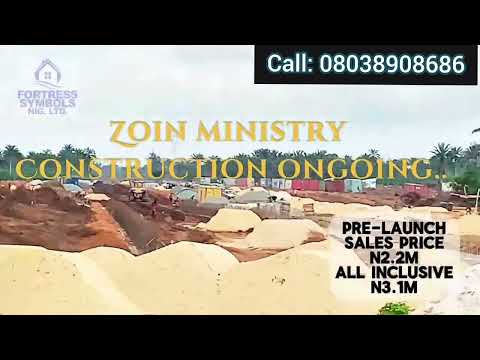 LAND FOR SALE IN  IGBODO ETCHE / AMALA ROAD BY ZION MINISTRY | FORTUNE GARDEN PHASE 2 NGOR OKPALA
