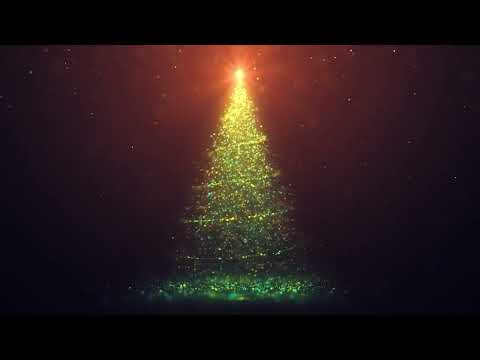 Magic Christmas Tree Background v7