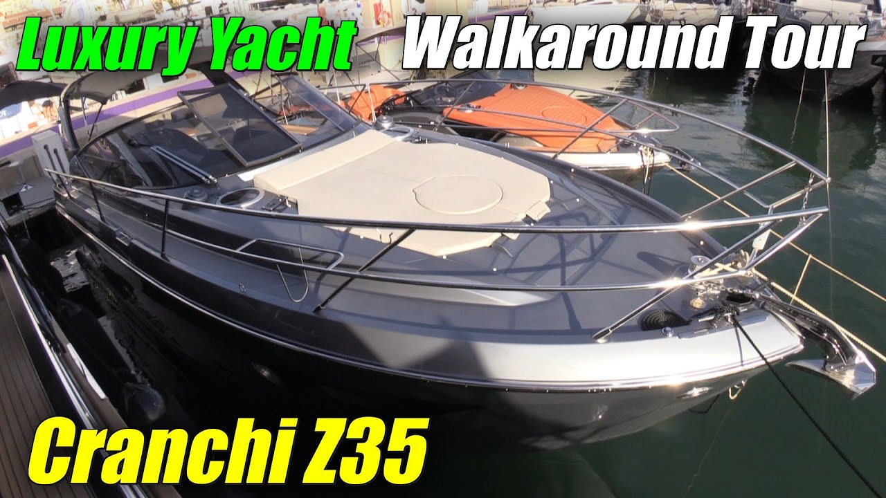 Cranchi Z35 Motor Yacht - Walkaround Tour - 2021 Cannes Yachting Festival