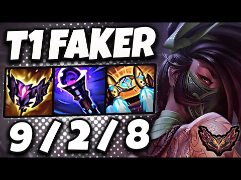 T1 Faker Akali vs Orianna [ MID ] Korea Grandmaster Patch 13.22 ✅