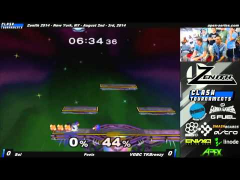 Zenith 2014 - Sol vs VGBC TKBreezy - SSBM