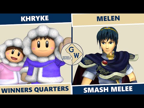 Defend The District X: Winners Quarters - Khryke (Ice Climbers) Vs. Melen (Marth) SSBM