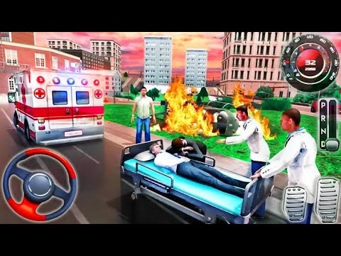 Police Ambulance Van Driving Simulator | 911 Emergency Ambulance Rescue Driving Game Android Phone