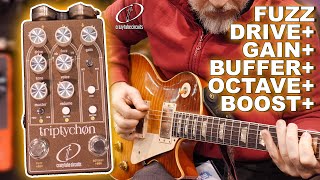 Video thumbnail for Crazy Tube Circuits presents TRIPTYCHON at NAMM Show 2026 by Mad Steex