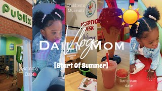 SUMMER VLOG☀️ Mommy & Daughter date | Fun @ Children’s Museum & trying MEXICAN Desserts!!