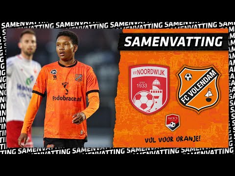 Hattrick Van Staveren wordt Jong FC Volendam fataal | Samenvatting Noordwijk - Jong FC Volendam