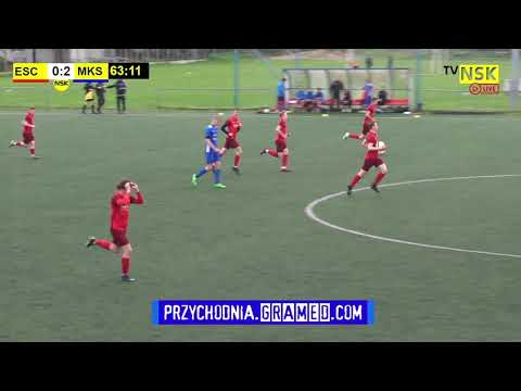 tv.nsk.pl [1:2 Kacper Stępkowski 64] Escola Varsovia Warszawa - MKS Piaseczno 2:4 (0:1) 2023-05-17