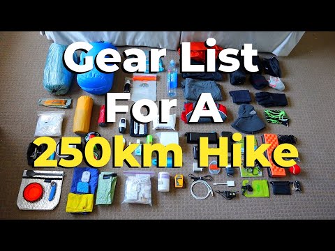 Gear List For 14 Day, 250km Thru-Hike: Great South West Walk