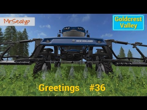 Let's Play Farming Simulator 17 PS4: Goldcrest Valley Greetings, #36