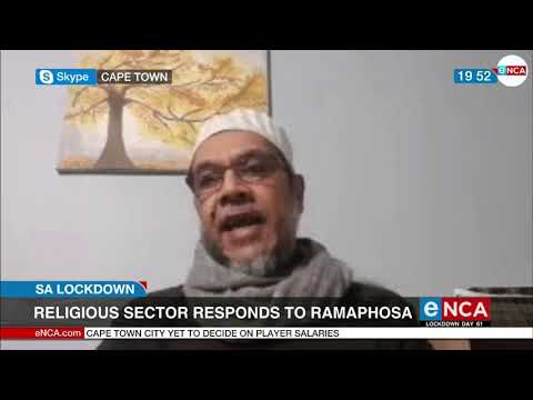 Religious sector responds to Ramaphosa