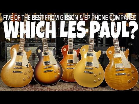 Five of the Best Gibson & Epiphone Les Paul's Compared - What are the Differences in Feel and Sound?