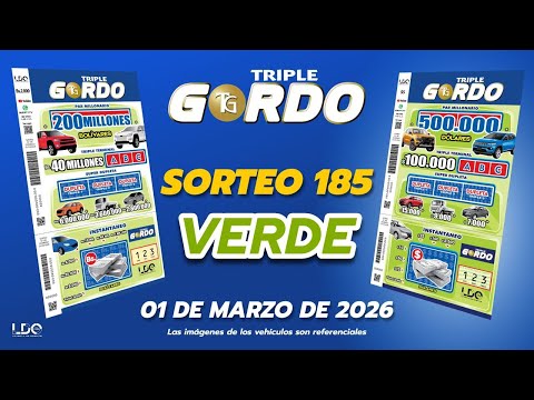 SORTEO TRIPLE GORDO 185
