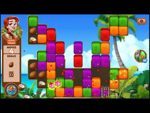 Lost Island Blast Adventure Level 2040 - NO BOOSTERS 🏝️ | SKILLGAMING ✔️