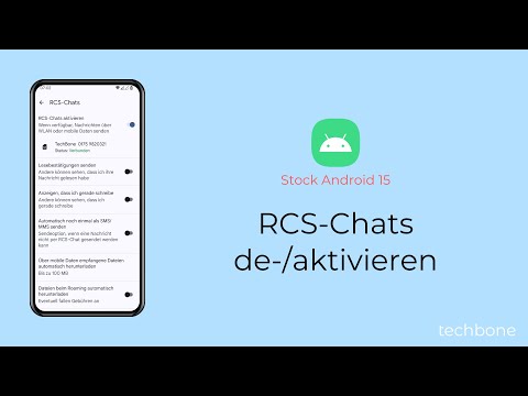 RCS-Chats aktivieren oder deaktivieren [Android 15]
